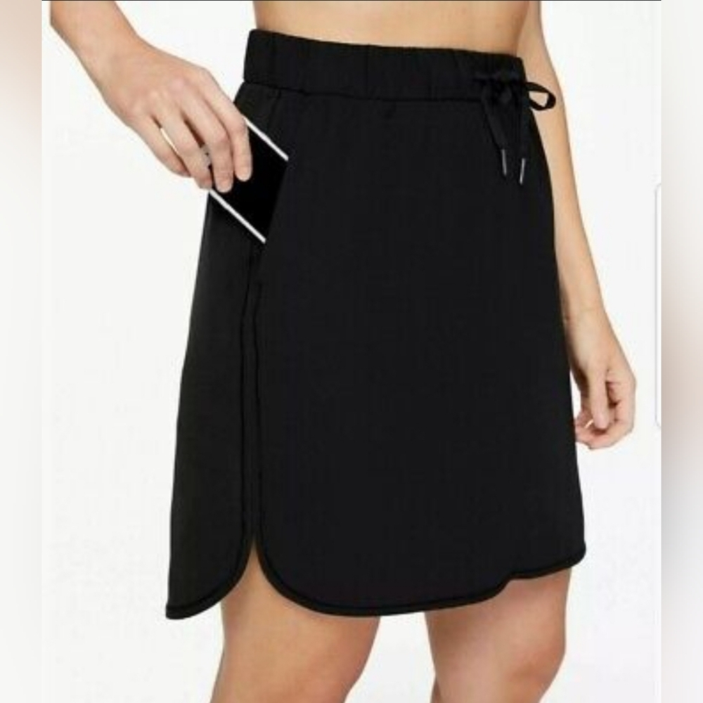 lululemon athletica Black Drawstring Pocket Skirt